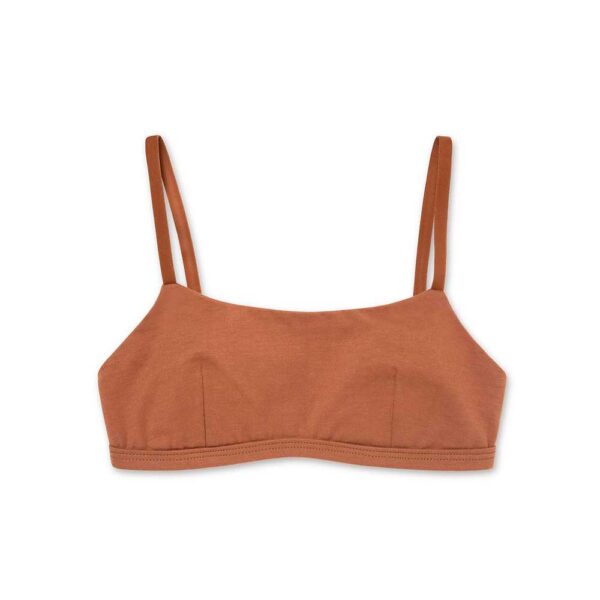 Bralet top Mia uszyty z certyfikowanej bawełny organicznej GOTS